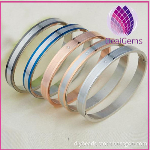 New fashion couple design 316L stainless steel bracelet Customized Logo Accept